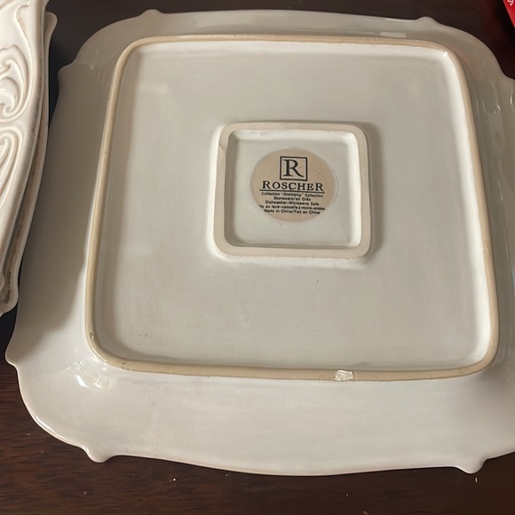 Set of 3 Roscher stoneware plates! - Picture 2 of 3